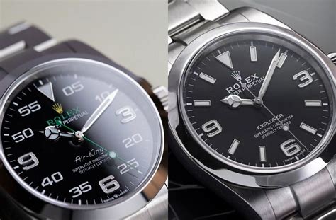 rolex explorer 1 vs air king|Rolex Air-King availability.